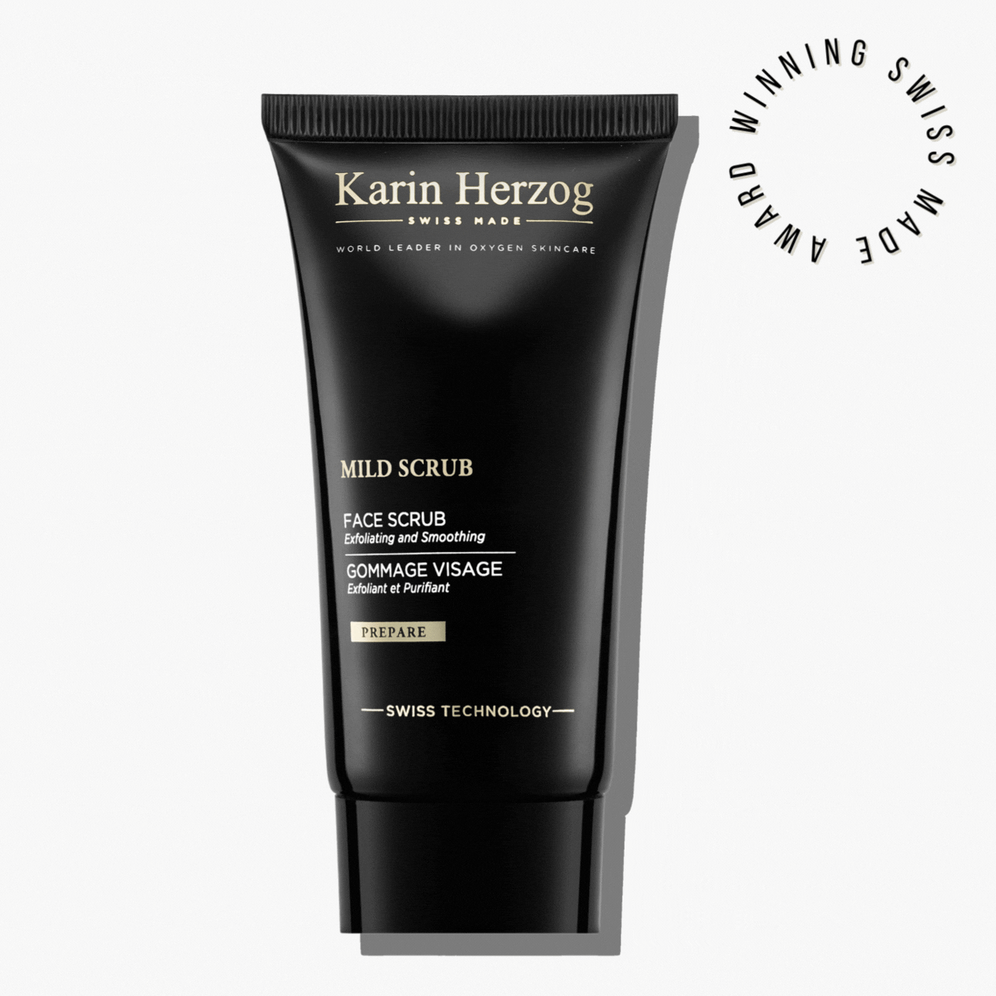 Mild Scrub high performance exfoliator removes dead skin