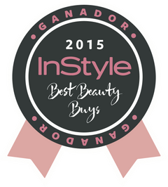 InStyle Best Beauty Buys 2015 award badge awarded to Karin Herzog, honoring top-performing skincare in the beauty industry.