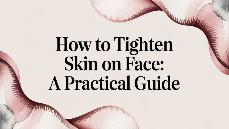 How to tighten skin on face: A Practical Guide - Karin Herzog