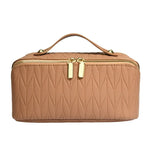 Luxe Essential Makeup Bag in Brown from Karin Herzog